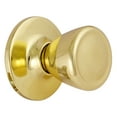 thumbnail image 1 of Design House Tulip Passage Interior Hall and Closet Door Knob, Polished Brass, 1 of 12