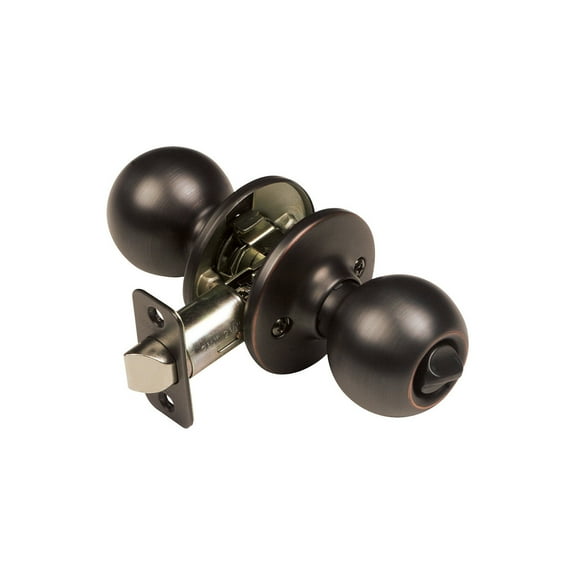 Design House Ball Reversible Privacy Bed and Bath Door Knob