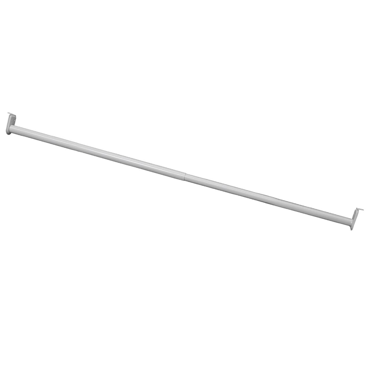 Design House Adjustable Hanging Closet Rod in White, 30Inch to 48Inch