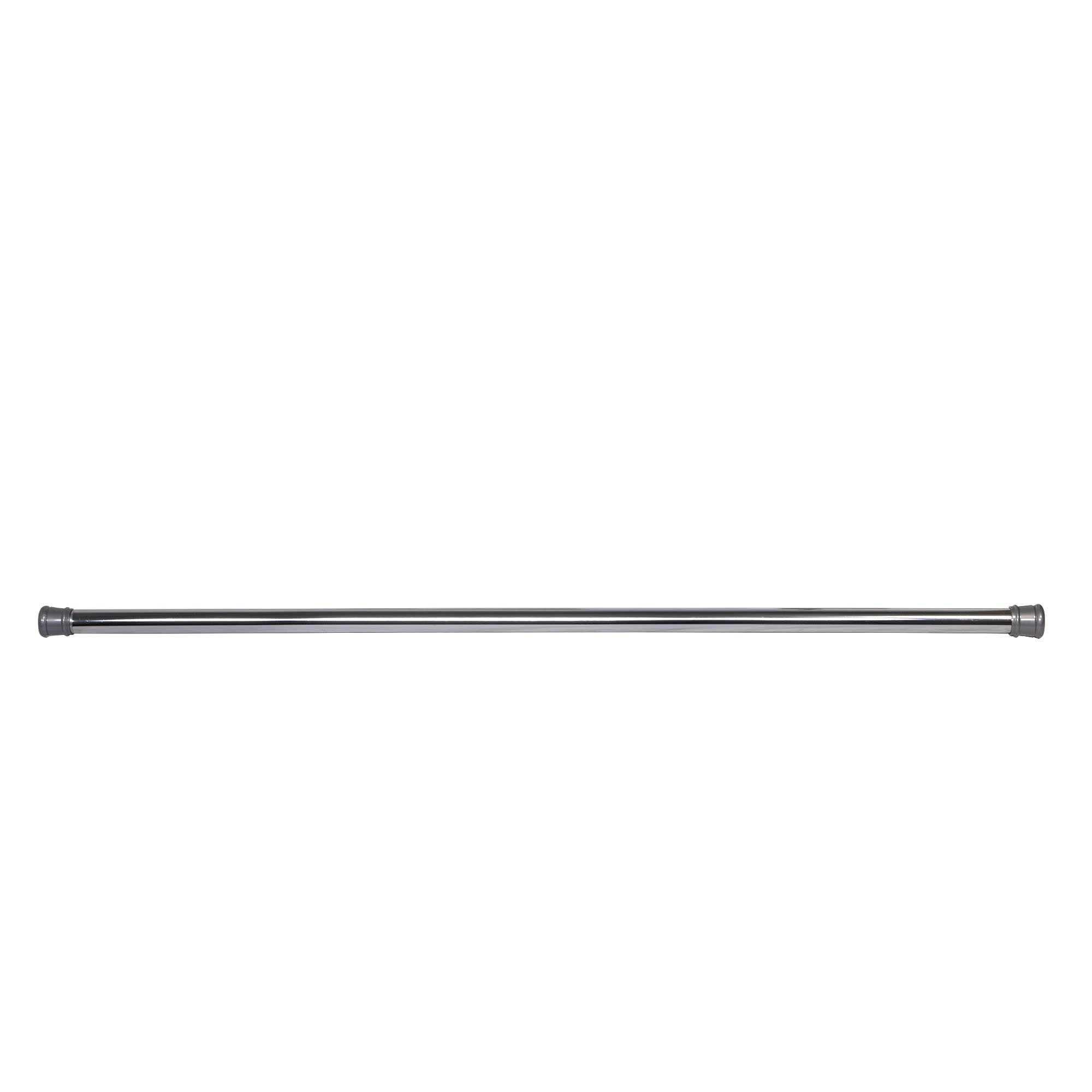 Chrome Adjustable Steel Tension Shower Curtain Rod, 72-inch