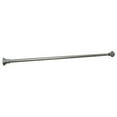 thumbnail image 1 of Design House Adjustable Shower Rod Satin Nickel 42"-72", 1 of 9