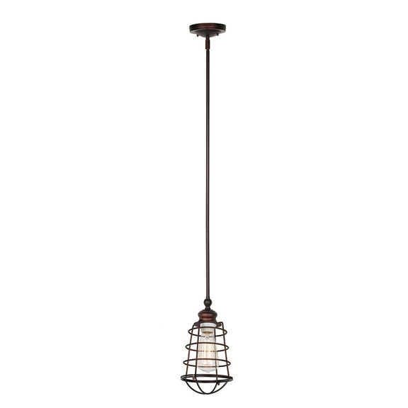 Design House Ajax Modern Indoor Mini Pendant Light, Coffee Bronze