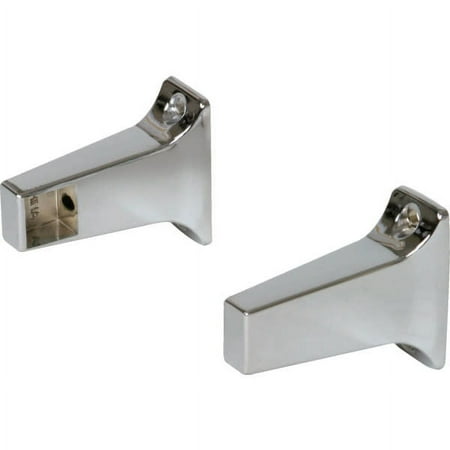 Design House Bar Arm Bracket in Polished Chrome, 5/8-Inch