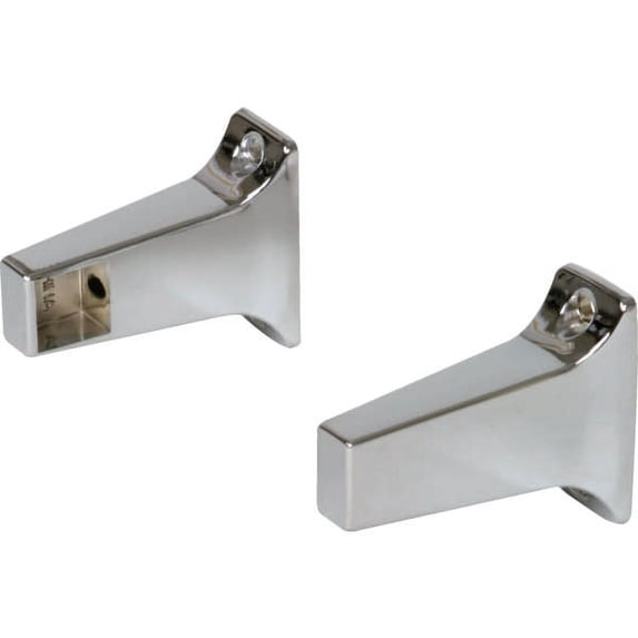 Design House Bar Arm Bracket in Polished Chrome, 5/8-Inch
