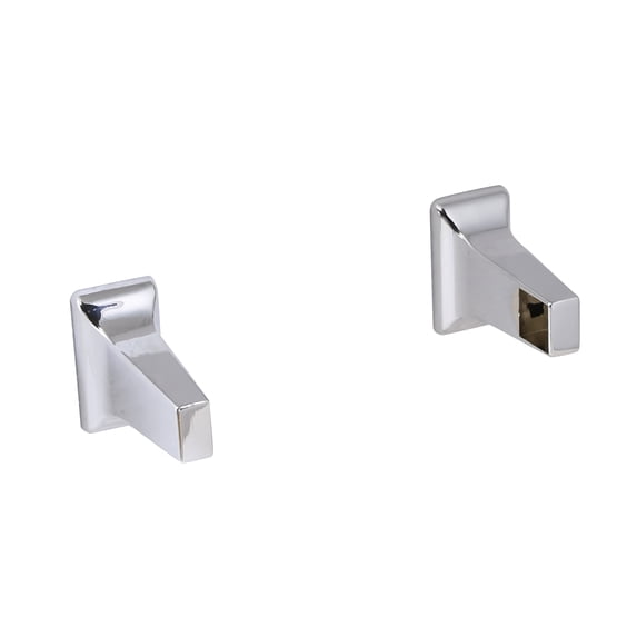 Design House Bar Brackets 3/4-Inch with Hidden Screws in Polished Chrome, 2-Pack