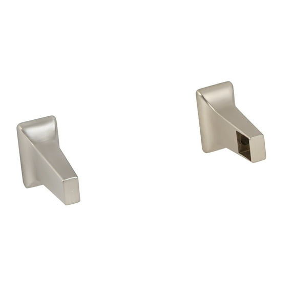 Design House Bar Brackets 3/4-Inch with Hidden Screws in Satin Nickel