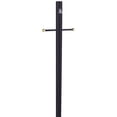 thumbnail image 1 of Black Traditional Outdoor Lamp Post with Cross Arm and Dusk to Dawn Sensor, Weather-Resistant, 80 In. x 3 In., Direct Burial, 1 of 12