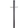 thumbnail image 1 of Design House  Black Lamp Post with Cross Arm and Photo Eye, 1 of 17