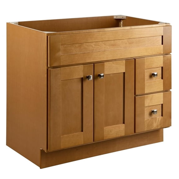 Design House Brookings 36in. Wood Vanity w/o Top-Modern Birch