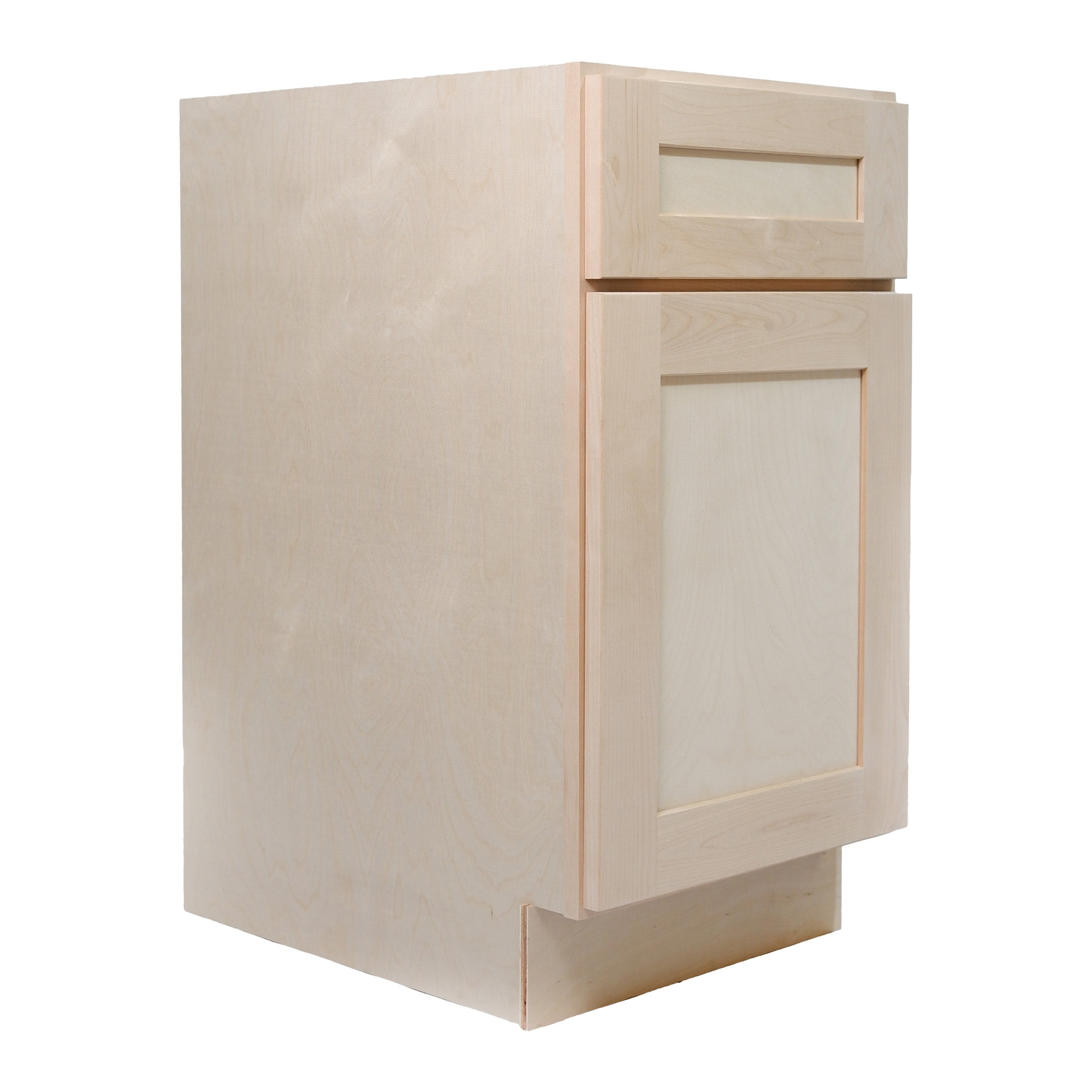 Design House Brookings Kitchen Base Cabinet, Unfinished Birch, 18"