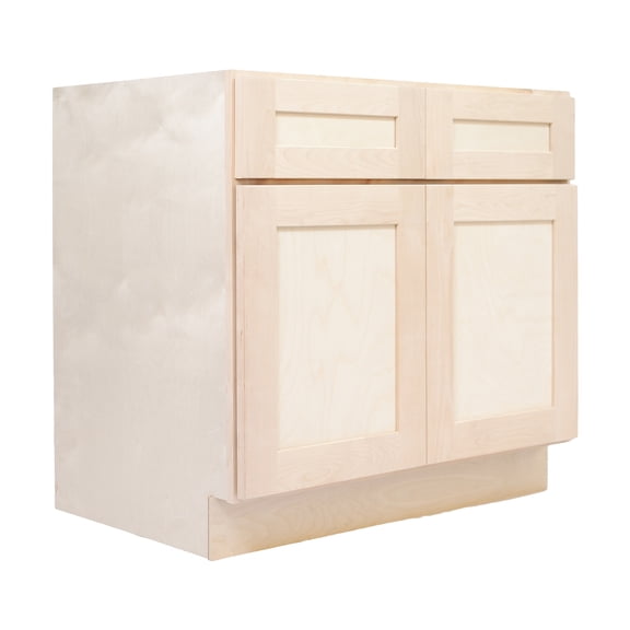 Design House Brookings Kitchen Base Cabinet, Unfinished Birch, 36"