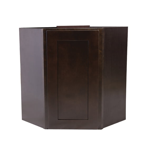 Design House 562363 Brookings Corner Wall Kitchen Cabinet 24x30x12, Espresso