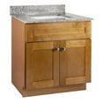 thumbnail image 1 of Design House Brookings Ready to Assemble Vanity With Kashmir White Top in Modern Birch, 31-Inch, 1 of 25