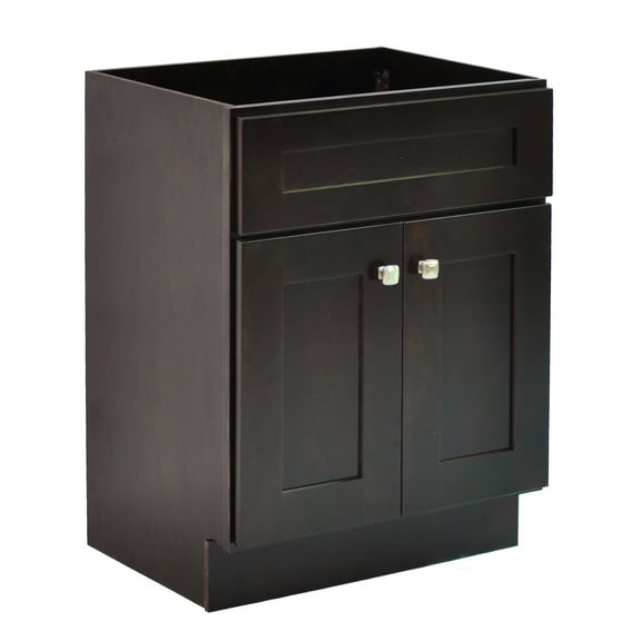 Design House Brookings Vanity Without Top in Espresso, Fully Assembled, 30-inch