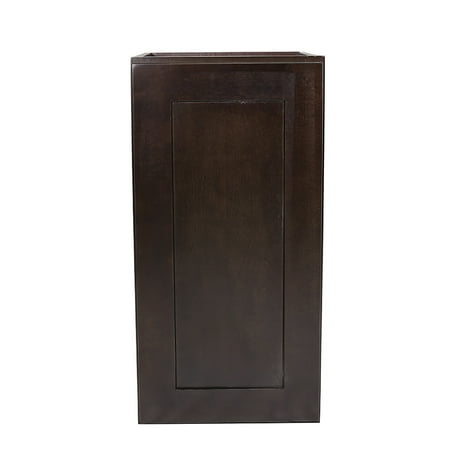 Design House Brookings Ready to Assemble Shaker Style Wall Kitchen Cabinet (18" x 36" x 12"), Espresso