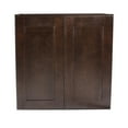 thumbnail image 1 of Design House Brookings Ready to Assemble Shaker Style Wall Kitchen Cabinet (24" x 36" x 12"), Espresso, 1 of 23