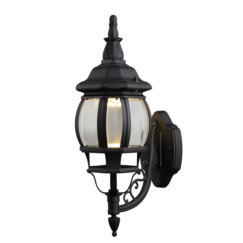 Design House 578666 Canterbury II Integrated LED Outdoor Wall Light, Black