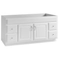 thumbnail image 1 of Design House 60" Solid Wood Concord Bathroom Vanity, Ready to Assemble, White, 1 of 19