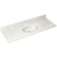 thumbnail image 1 of Design House Cultured Marble Vanity Top 49 Inch, White on White ?  , 550319, 1 of 5