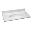 thumbnail image 1 of Design House Cultured Marble Widespread Vanity Top 37", Solid White, 1 of 11