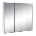 thumbnail image 1 of Design House Cyprus 30.4" Frameless Glass Medicine Cabinet in White, 1 of 6