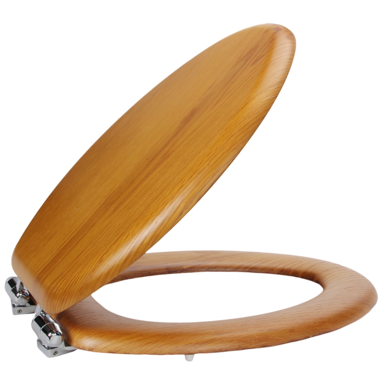 Design House Dalton Elongated Wood Toilet Seat in Honey Oak