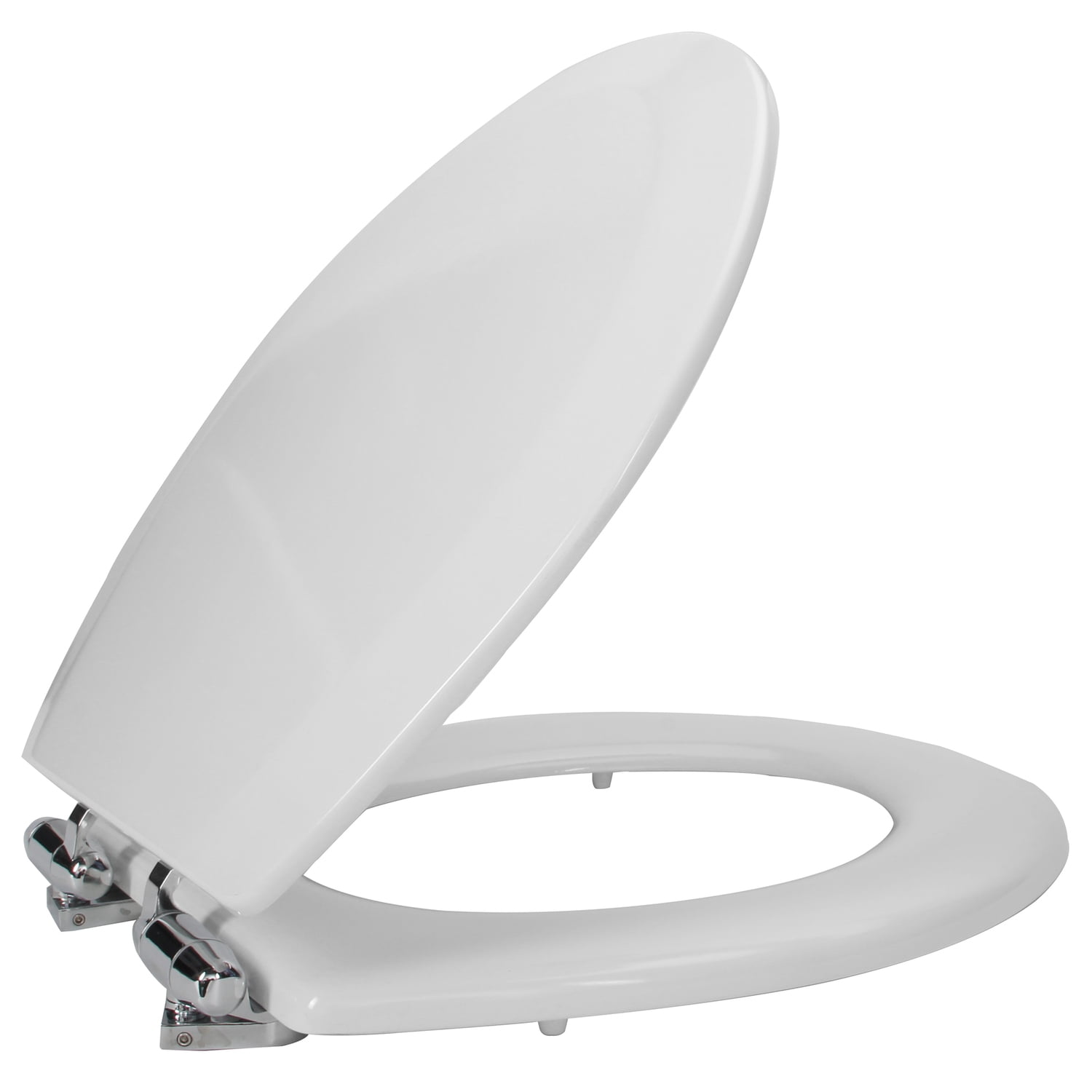 Design House Dalton Round Wood Toilet Seat in White