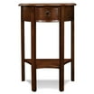 Convenience Concepts Cypress End Table With Drawer - Solid Wood Nightstand In Espresso Finish