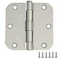thumbnail image 1 of Design House 10-Pack 3.5" H x .625" Radius Butterfly Interior/Exterior Door Hinges, Satin Nickel, 1 of 13