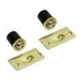 thumbnail image 1 of Design House 2-Pack Drive-In Ball Catch for Closet Doors with Dummy Hardware, Polished Brass, 1 of 9