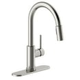 thumbnail image 1 of Design House Eastport II Pull-Down Kitchen Faucet in Satin Nickel, 1 of 16