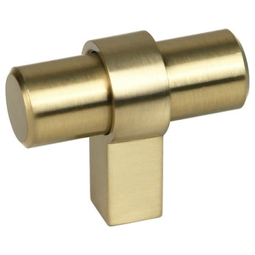 Design House Emery Cabinet Knobs, 5-Pack, Modern Kitchen Handles, Satin Gold