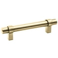 thumbnail image 1 of Design House 5-Pack Emery 3 3/4" Center to Center Drawer or Cabinet Pulls, Satin Gold, 1 of 15