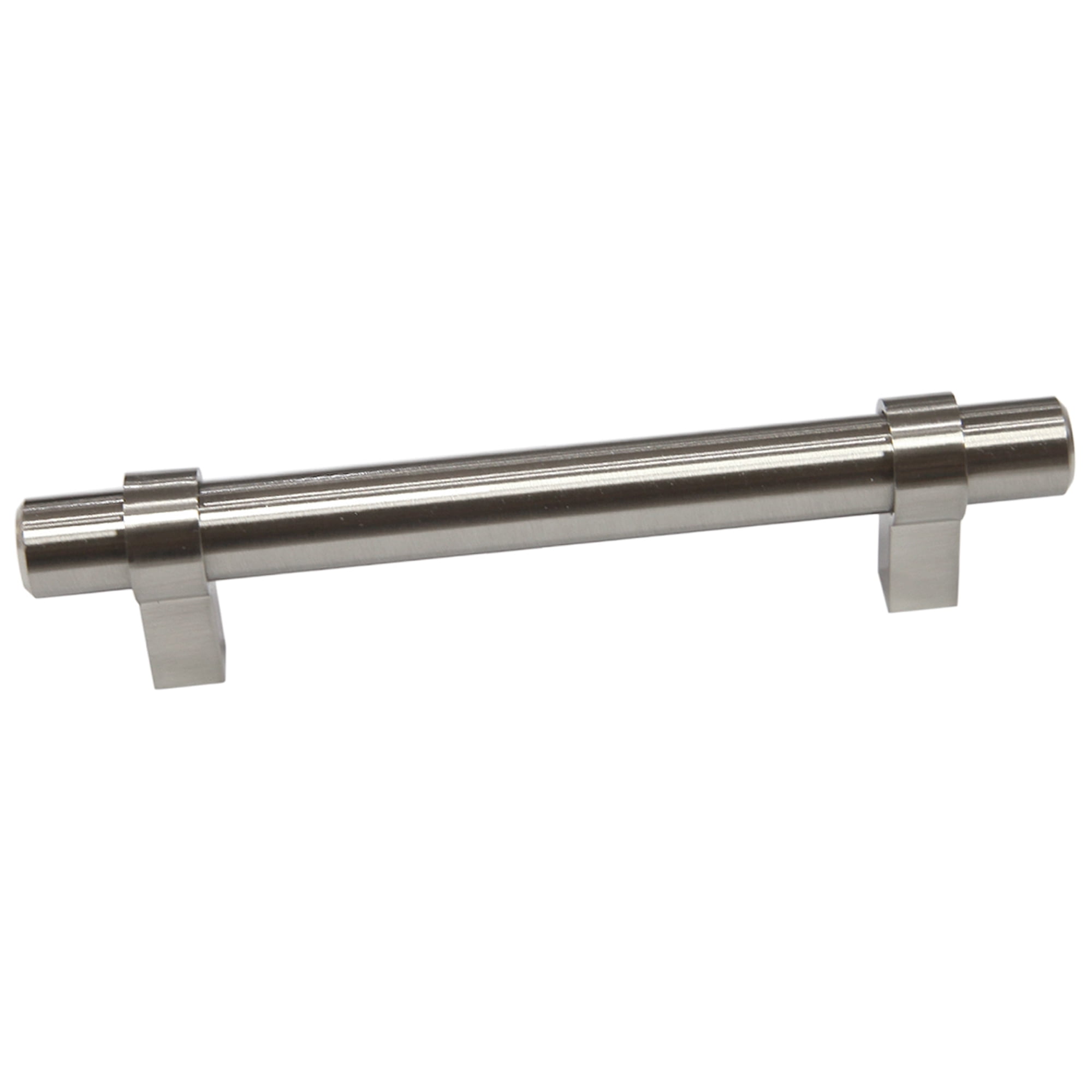 Satin Nickel Modern Cabinet Bar Pulls with Mounting Hardware