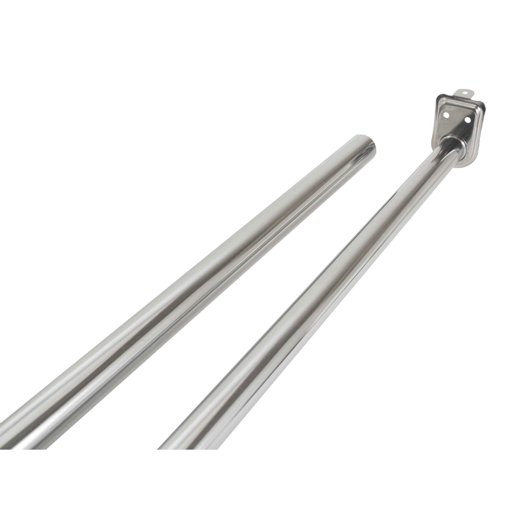 National Hardware 96 in. L X 1.32 in. D Chrome Steel Heavy Duty Closet Rod National Hardware 96 in. L X 1.32 in. D Chrome Steel Heavy Duty Closet Rod
