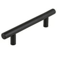 thumbnail image 1 of Design House Hollow Bar Cabinet Pull, 10-Pack, 3-3/4 inch (96 mm) Center-to-Center, Modern Kitchen Handles, Matte Black, 559666, 1 of 14