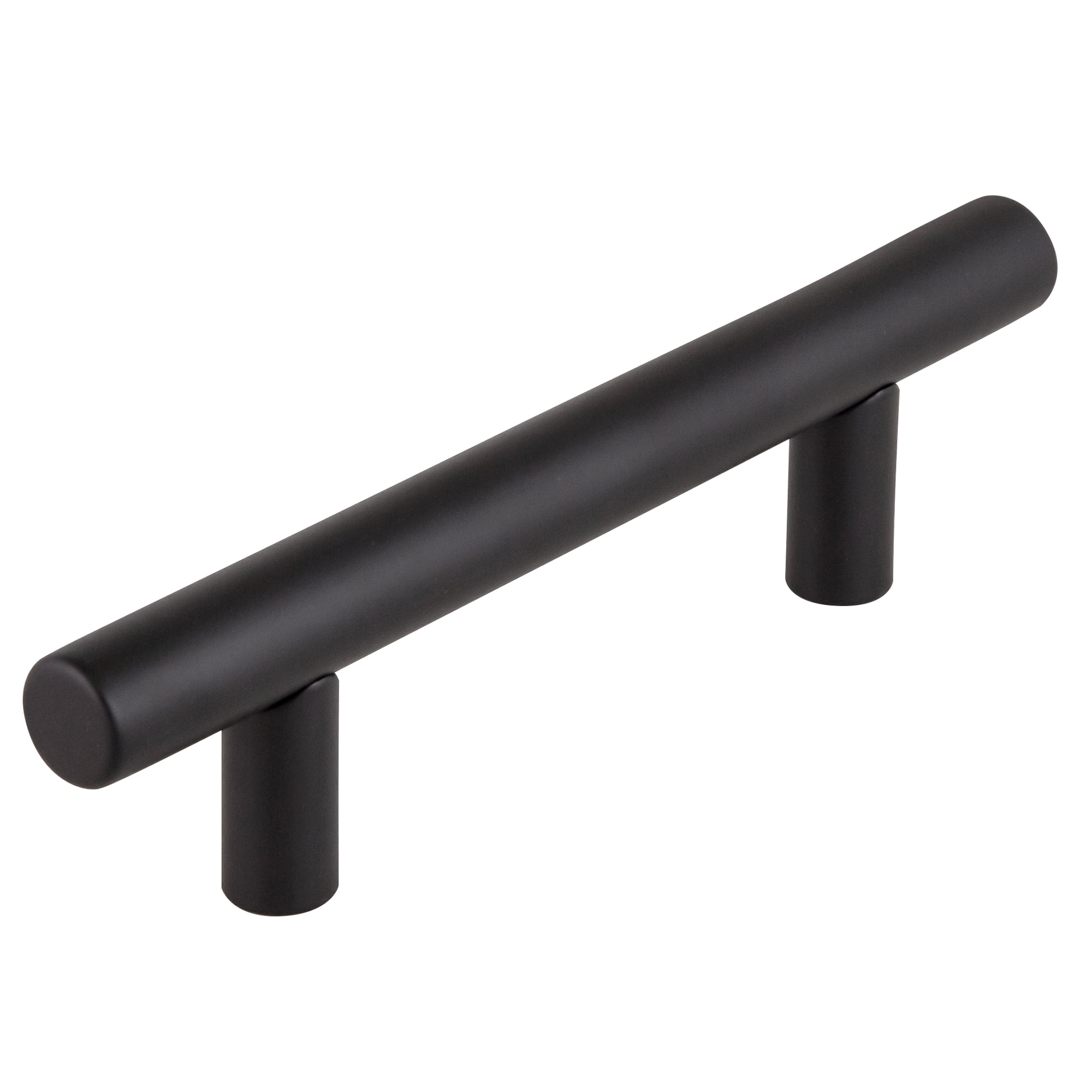 Matte Black Steel Modern Cabinet Bar Pulls with Mounting Hardware