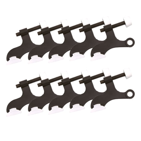 Design House 10-pack Oil Rubbed Bronze Hollow Core Hinge Pin Door Stops for Interior Use