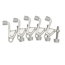 Design House 5-Pack Jumbo Hinge Pin Door Stops, Satin Nickel