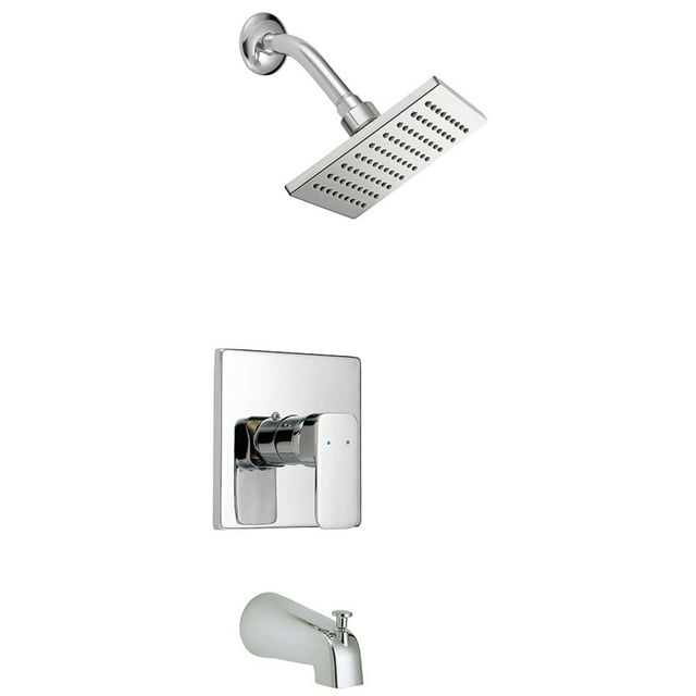Design House Karsen Bath and Shower Trim with Value in Polished Chrome