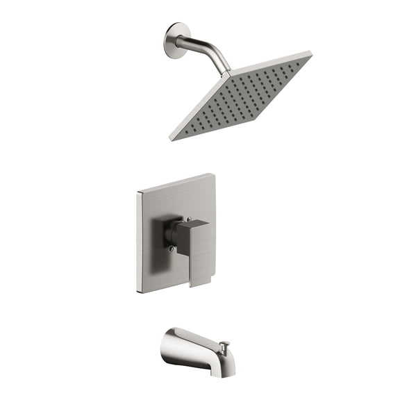 Design House Karsen II Shower Head in Satin Nickel