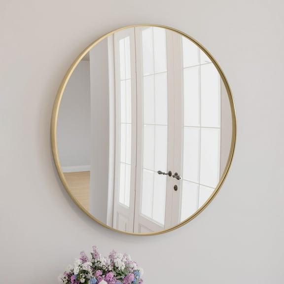 Design House Kenna 24" Round Wall Accent Mirror
