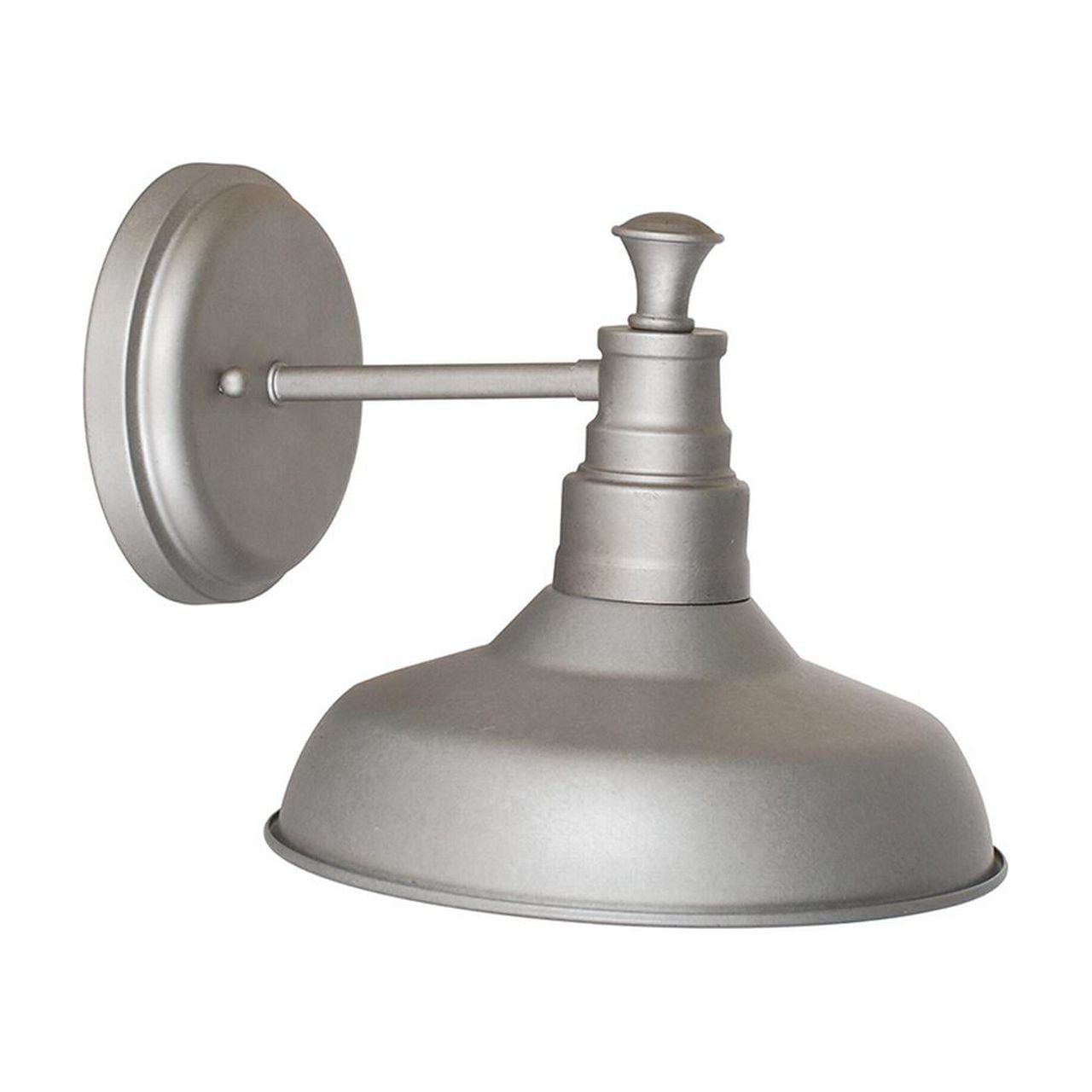 Galvanized sconce outlet
