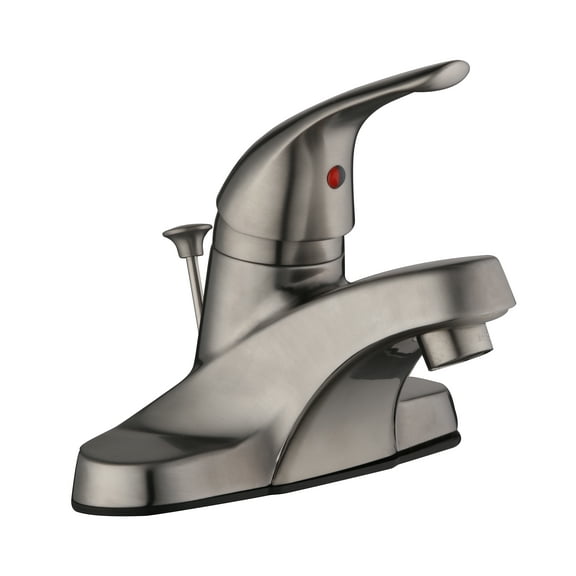 Middleton 4 in. Centerset 1-Handle Bathroom Faucet in Satin Nickel