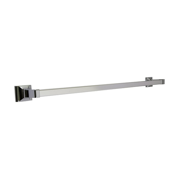 Design House Millbridge 18" Wall Mount Bath Towel Bar, Polished Chrome