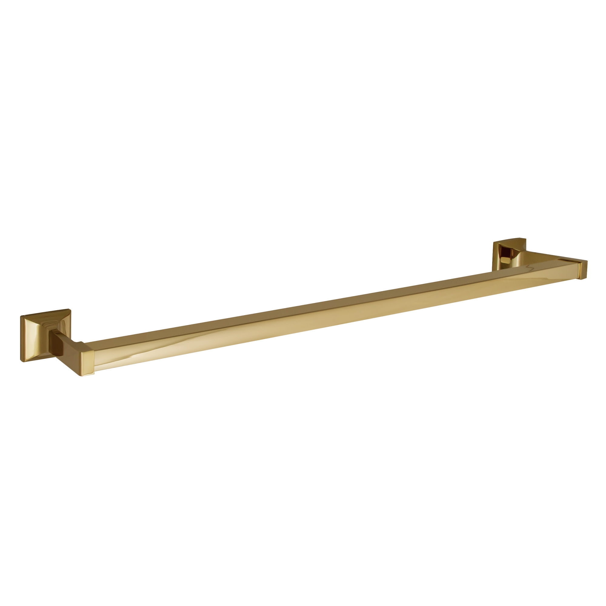 Millbridge 24-Inch Polished Brass Wall Mounted Towel Bar