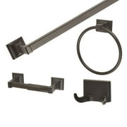 Design House Millbridge Classic 4-Piece Bathroom Accessory Kit