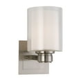 thumbnail image 1 of Design House Oslo Traditional 1-Light Dimmable Wall Light, Satin Nickel, 1 of 16