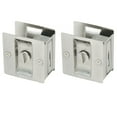 thumbnail image 1 of Design House 182121 Pocket Door Privacy Bed and Bath Lock 2-Pack Satin Nickel, 1 of 9