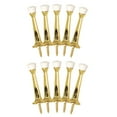 thumbnail image 1 of Design House Solid Steel 10-Pack Cast Door Stoppers in Polished Brass – Design House, 181727, 1 of 14